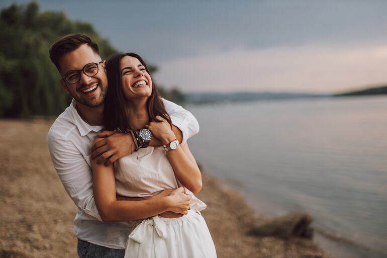 Pareja enamorada.