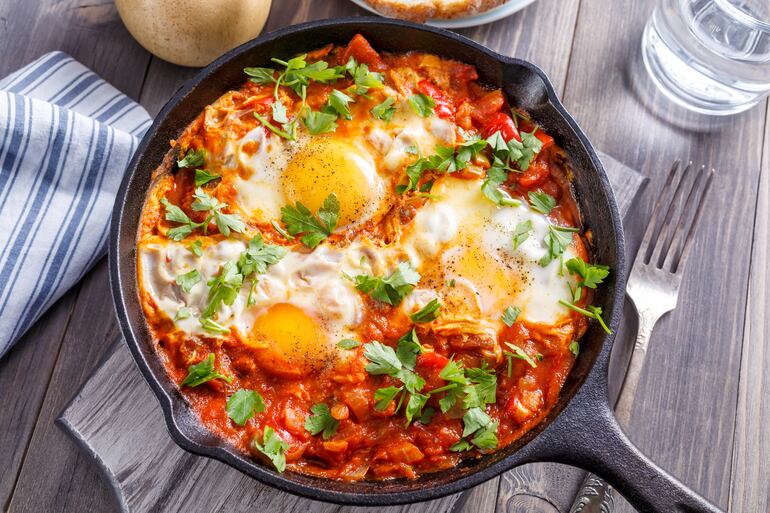 Shakshuka, plato de Oriente Medio.