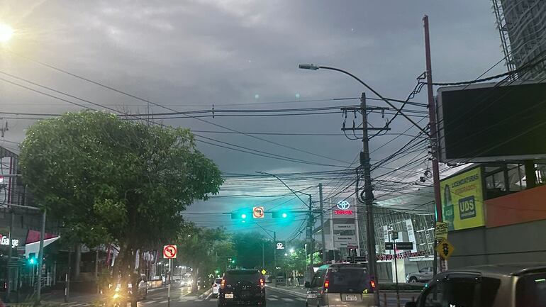 Asunción lluvia tormenta