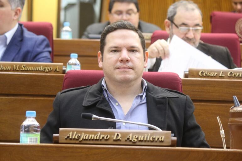 Alejandro Aguilera (ANR-HC), representante de la Cámara de Diputados ante el JEM.