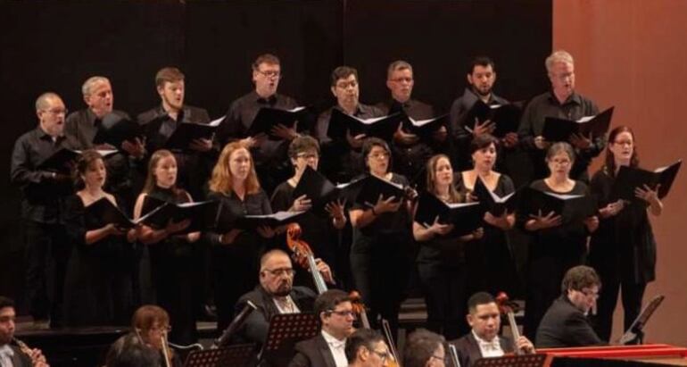 La Kantorei Ars Música durante una presentación.