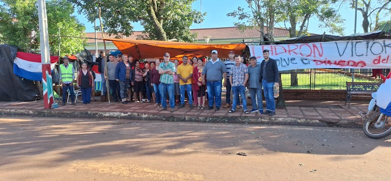 Manifestación en Jesús de Tavarangüé