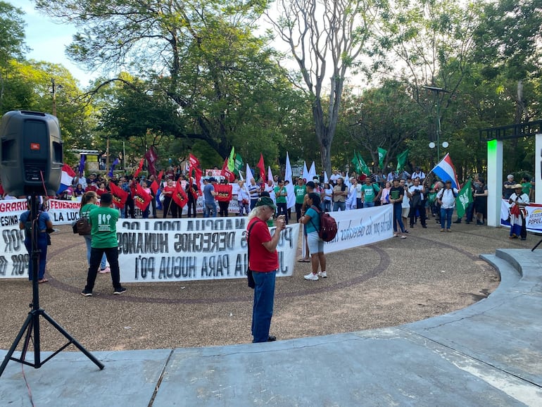 La CCT en la marcha por el día de los Derechos Humanos.