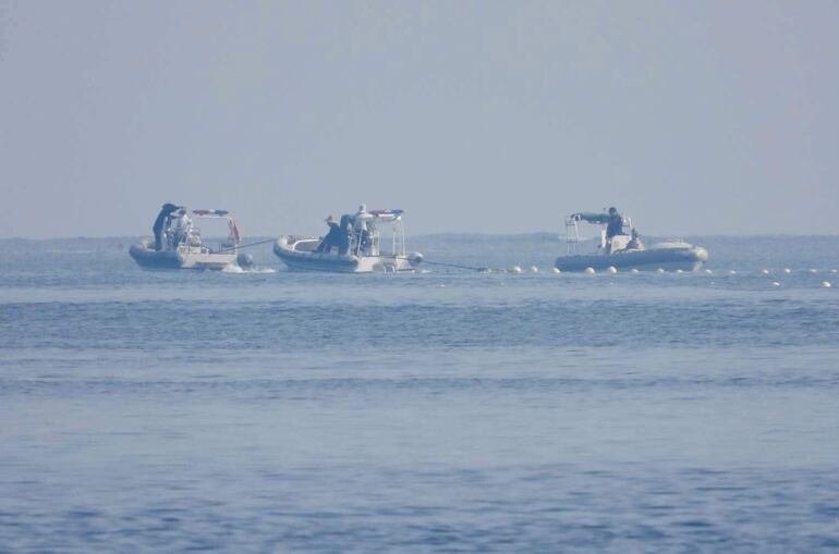 Lanchas de la guardia costera de China en el mar del Sur de China. (Imagen de archivo)