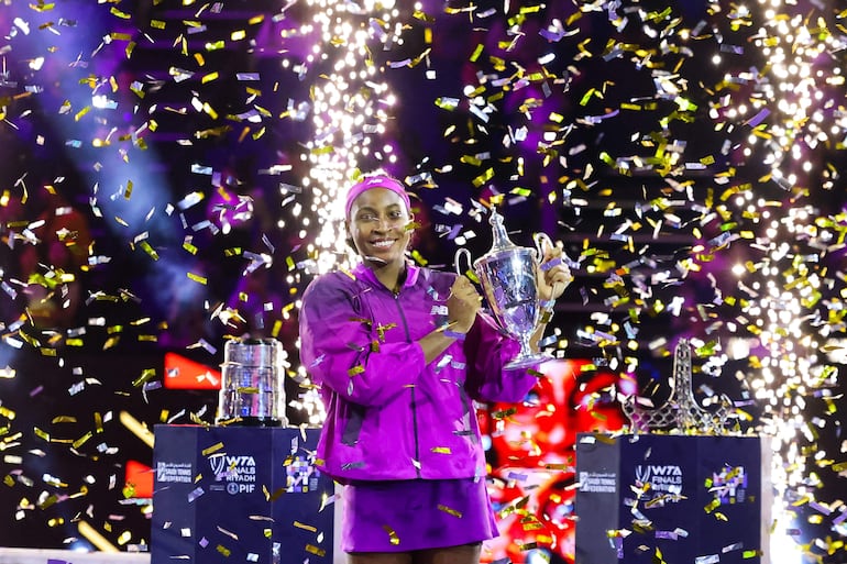 Coco Gauff ganó el Masters