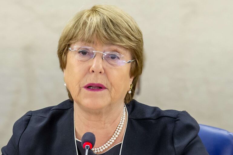 Michelle Bachelet, alta comisionada de la ONU para los derechos humanos.