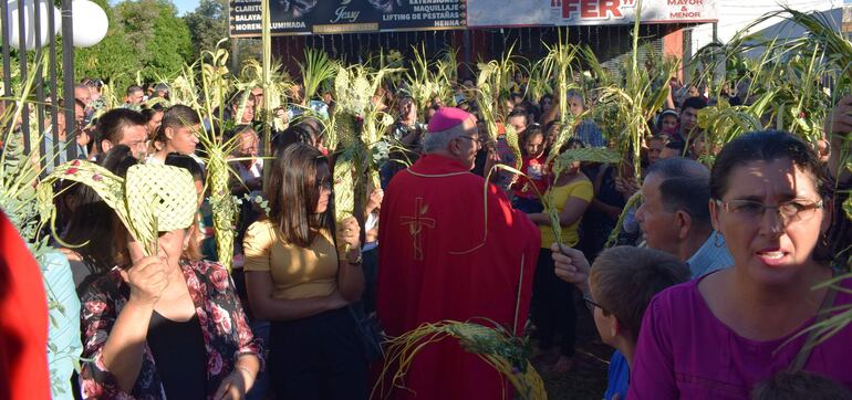 Domingo de Ramos en Carapeguá