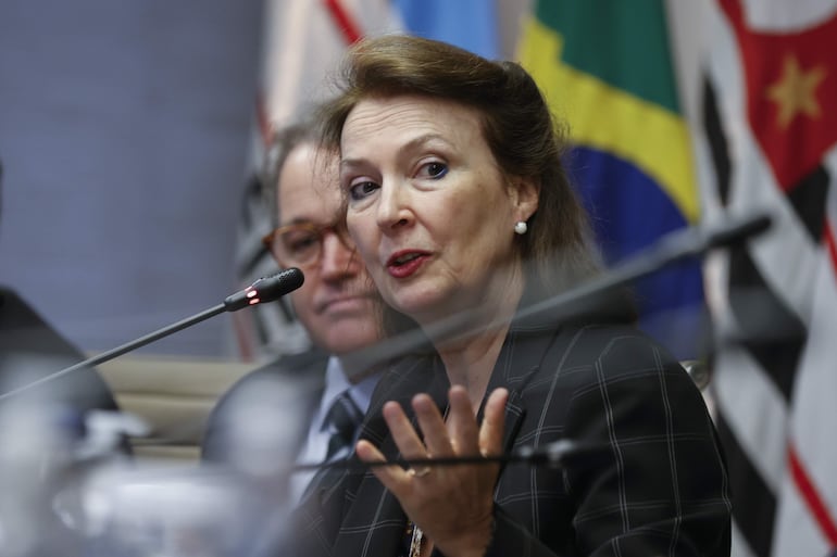 La ministra de Relaciones Exteriores de Argentina, Diana Mondino.