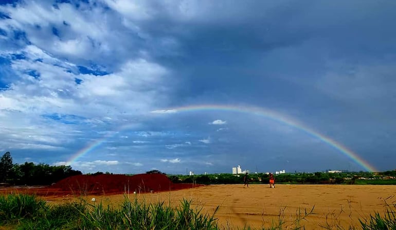 Arcoiris en Asunción.