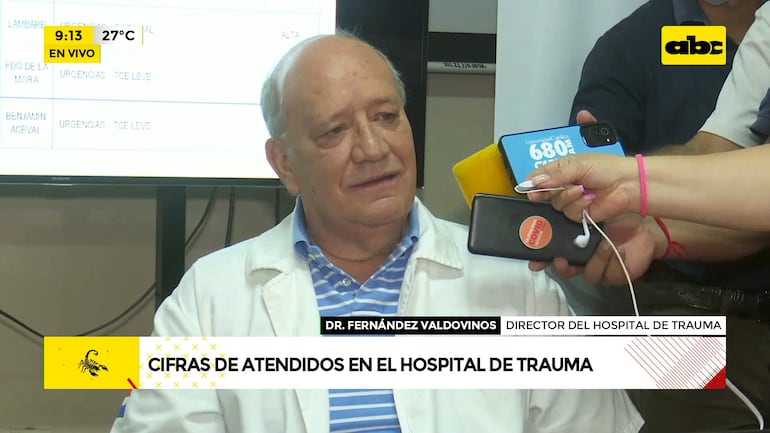 Dr. Juan Manuel Fernández, director general del Hospital de Trauma. 