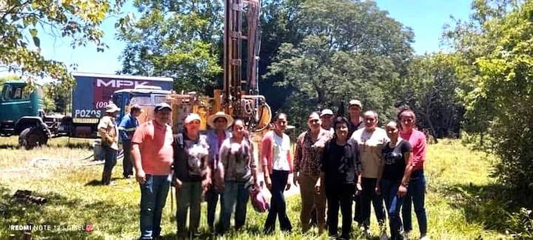 Los pobladores de Yeré están entusiasmados porque, por primera vez, contarán con agua potable.