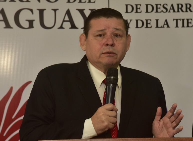 Francisco Ruiz Díaz, presidente del Instituto Nacional de Desarrollo Rural y de la Tierra (Indert).