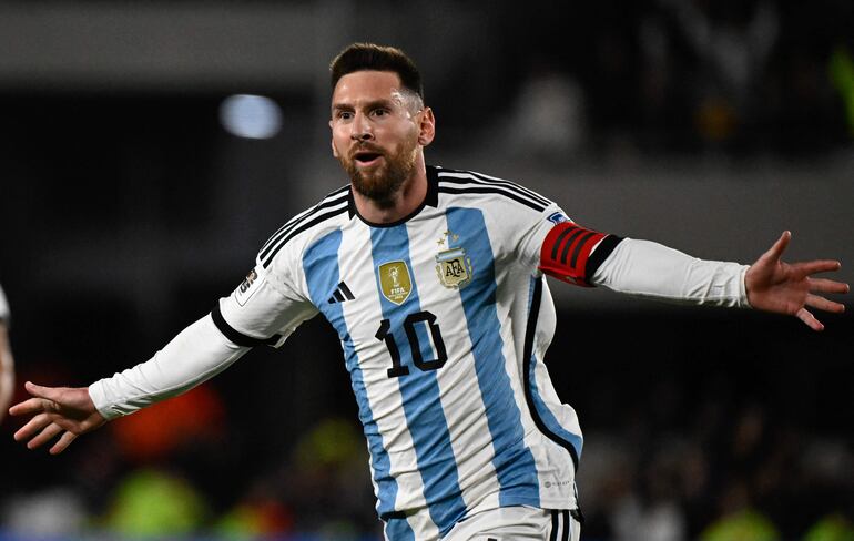 Lionel Messi, futbolista de la selección argentina. 