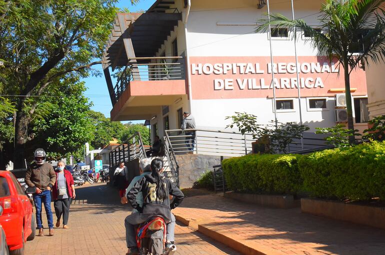 Fachada Hospital Regional de Villarrica.