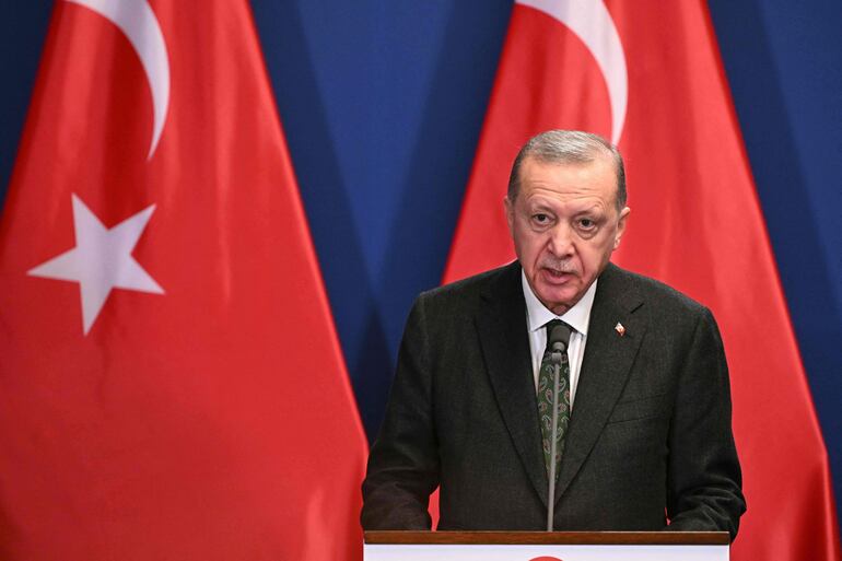 El presidente de Turquía, Recep Tayyip Erdogan, lanzó duras declaraciones contra el primer ministro israelí, Benjamin Netanyahu.