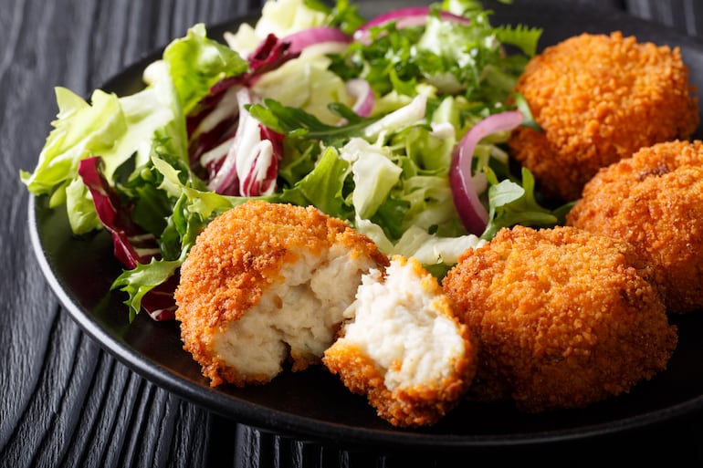 Croquetas de pescado.