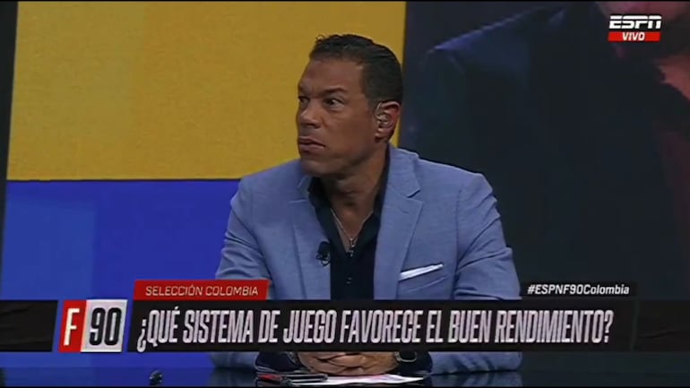 Óscar Córdoba, ex jugador de Colombia y actual comentarista de ESPN Colombia.