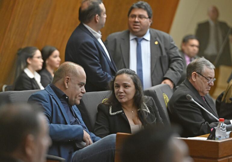 El senador Basilio Núñez "visitó" la Cámara de Diputados, la semana pasada. 