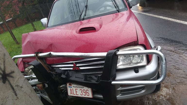 Accidente y muerte súbita en la ruta San Lorenzo Luque.