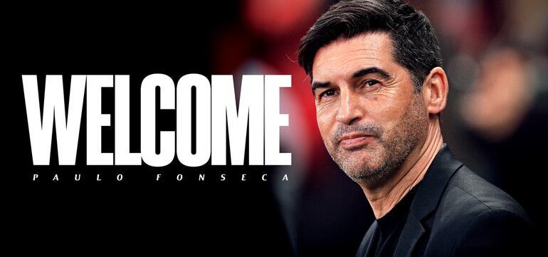 El anuncio de Paulo Fonseca como nuevo entrenador del Milan.