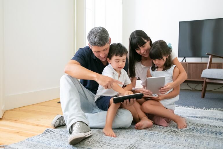 También se puede disfrutar en familia de la tecnología.