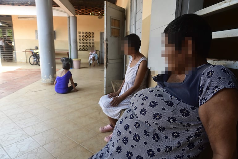 Fotografía tomada por ABC en el Hospital Psiquiátrico, en septiembre del 2023, tras varias denuncias de maltrato y abuso sexual en el establecimiento.