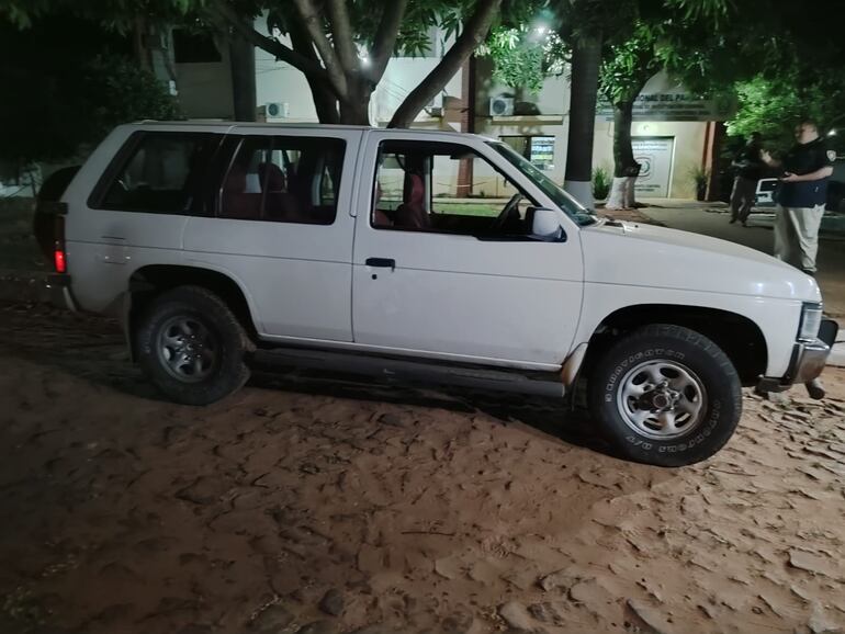 Policía recuperó esta camioneta denunciada como robada.