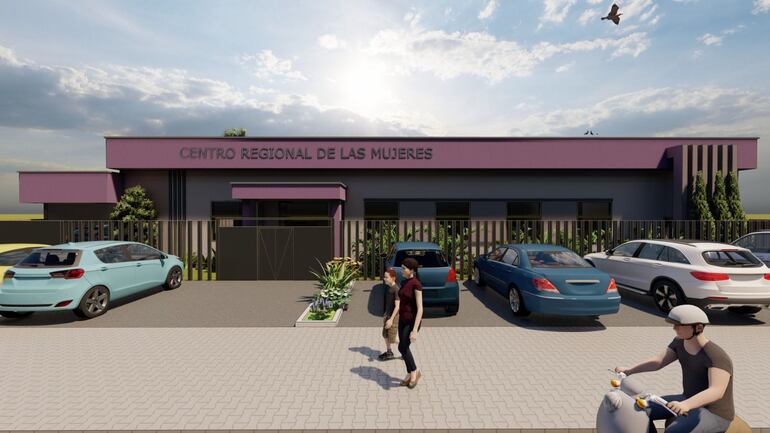 El proyecto para la construcción del centro y albergue para mujeres que estará a cargo de la Gobernación de Alto Paraná.