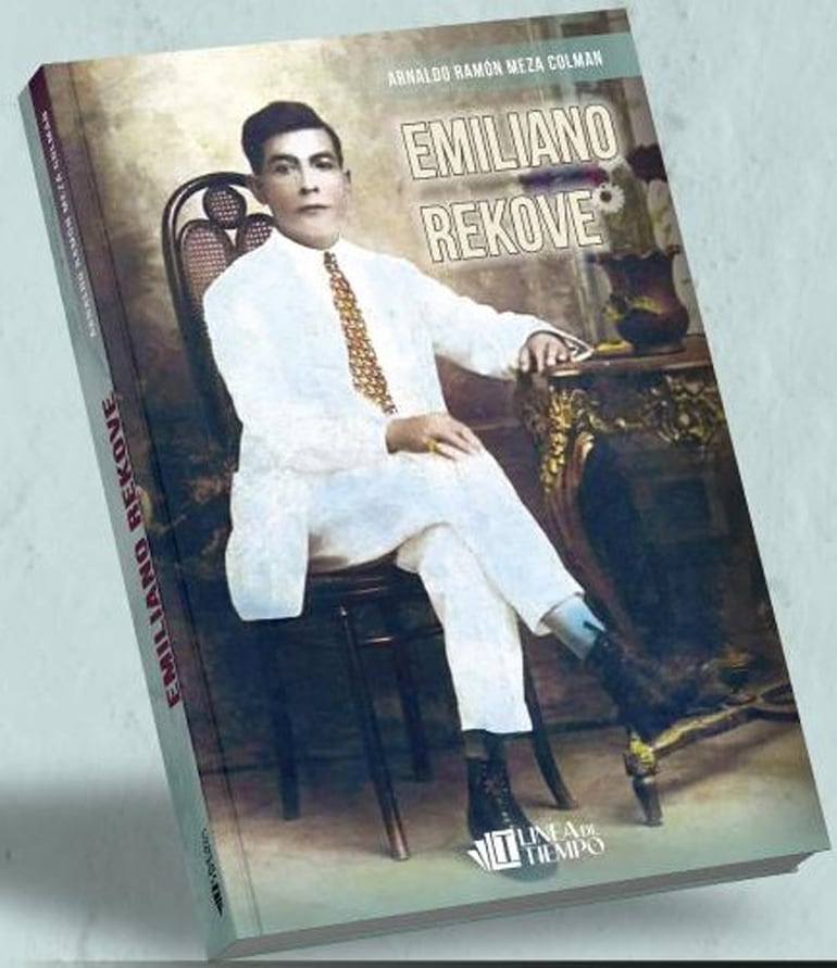 Portada del libro "Emiliano Rekove", que será presentado en la ciudad de Ypacaraí.