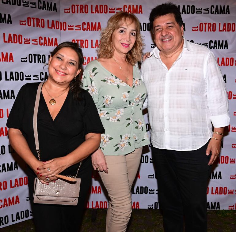 Pilar Rodríguez, Ana Rodríguez y Rubén Rodríguez.