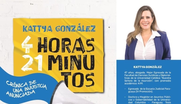 Kattya expone a HC y sus órdenes “mafiosas” en su nuevo  libro