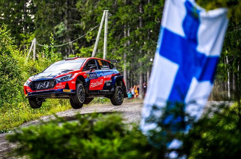 Paraguay nuevamente presente en el Rally de Finlandia con Fau Zaldívar (Hyundai i20 N Rally2).