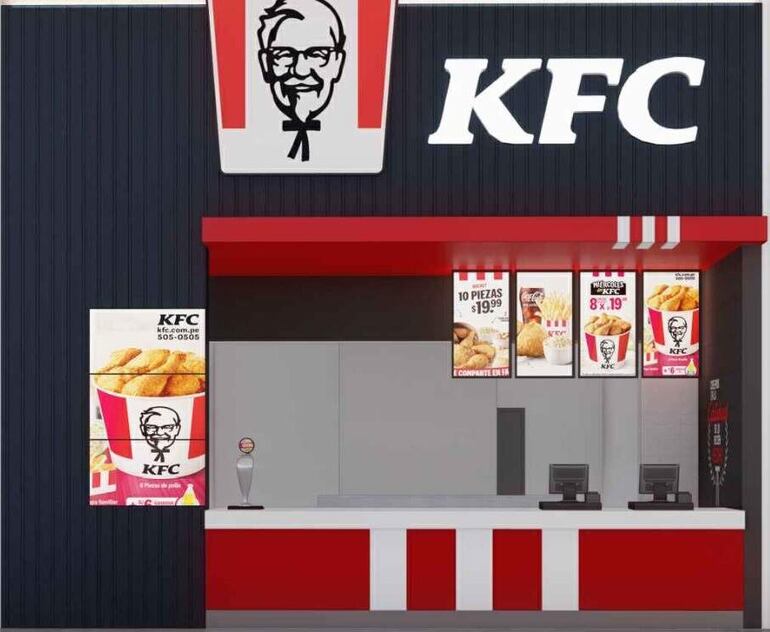 KFC es la marca más famosa de pollo frito en el mundo.