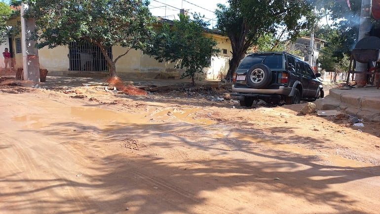 Varias calles no son transitables. El peatón no tiene por dónde circular o debe pasar entre las obras de forma peligrosa.