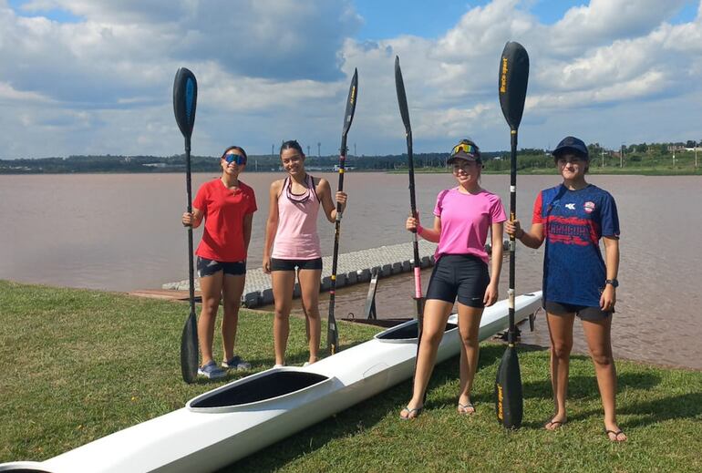 Delegación paraguaya de canotaje de velocidad partirá a Uruguay para participar en el Sudamericano y Panamericano 2024.