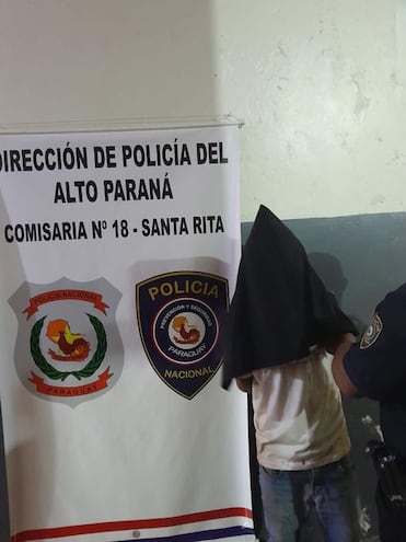 Bernabé Arce Núñez fue detenido por la Policía tras el incidente en la ronda de tragos.