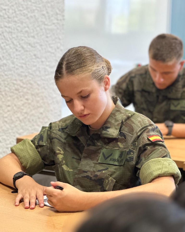 La formación militar de la princesa Leonor durará tres años. (Instagram/Revista ¡Hola!)