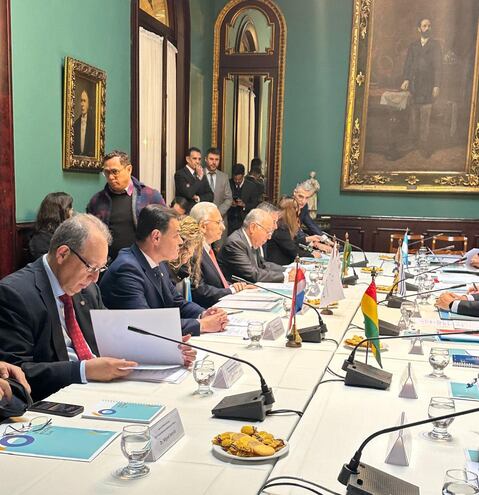 Reunión de cancilleres del Mercosur, en Montevideo. (Gentileza)