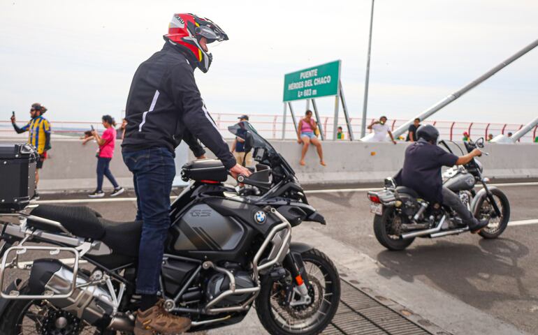 Otra atracción fueron las 50 motocicletas Harley-Davidson.