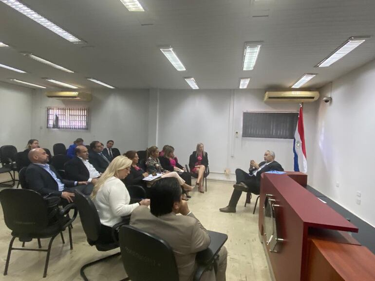 La reunión de agentes fiscales se realizó hoy en la sede regional del Ministerio Público en Ciudad del Este.