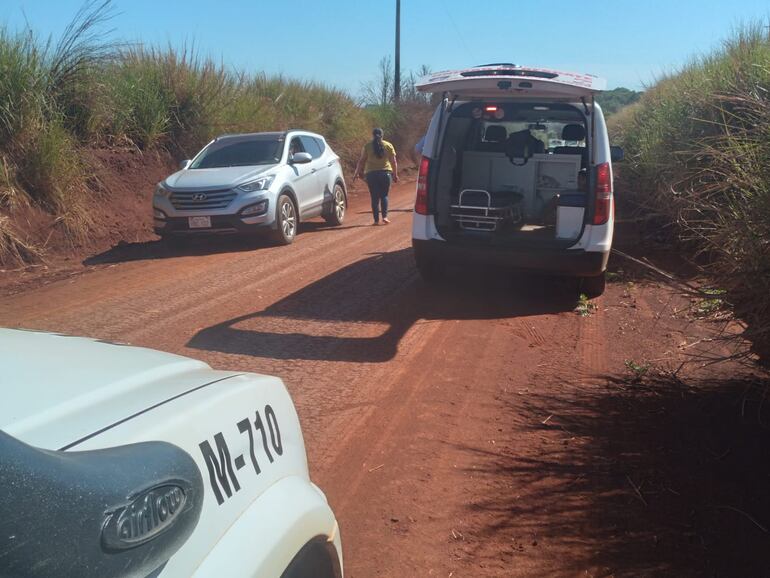 Tras atraco domiciliario, una familia fue maniatada, golpeada y abandonada en un camino vecinal de Bella Vista.