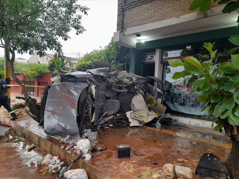 accidente tránsito Luque