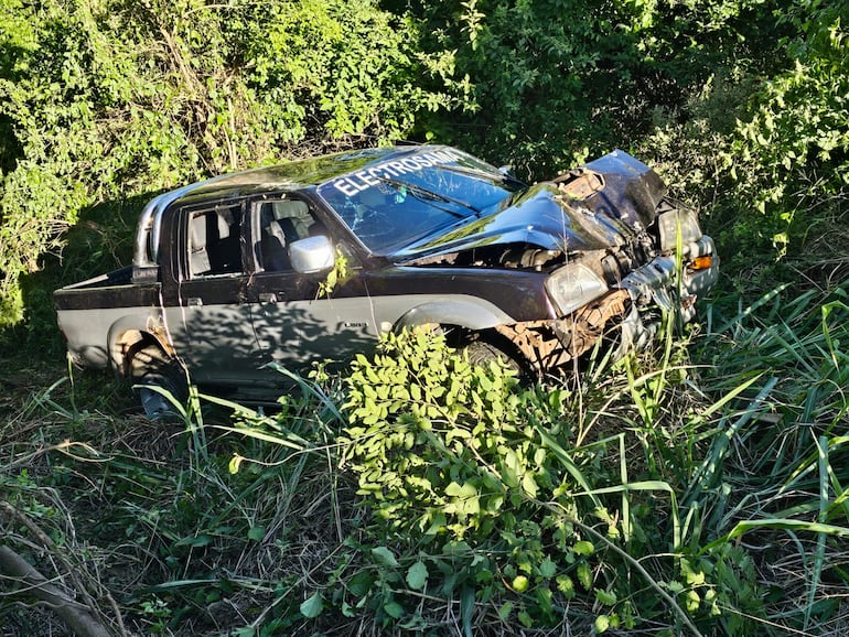 accidente camioneta cerro Caacupé