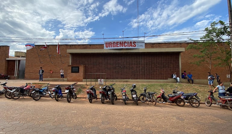 Fachada del Hospital Regional de Concepción, donde se constató el fallecimiento de la víctima.