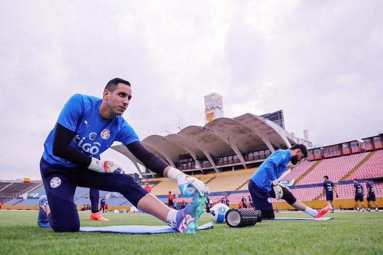 Roberto Fernández, arquero de la selección paraguaya