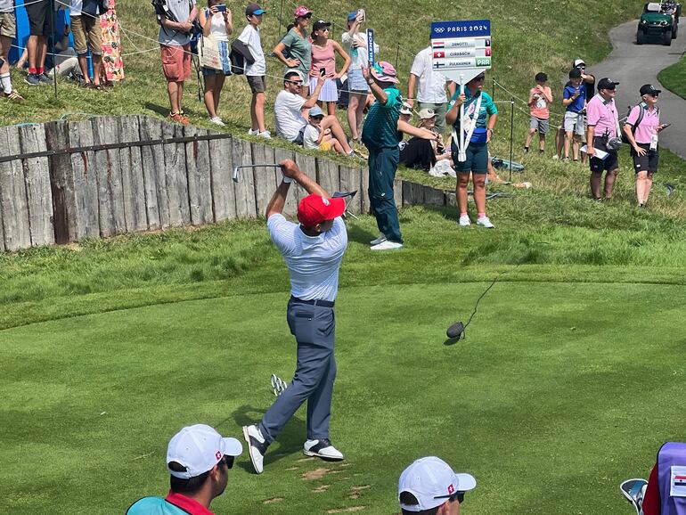 El golfista paraguayo Fabrizio Zanotti debuta en los Juegos Olímpicos París 2024.