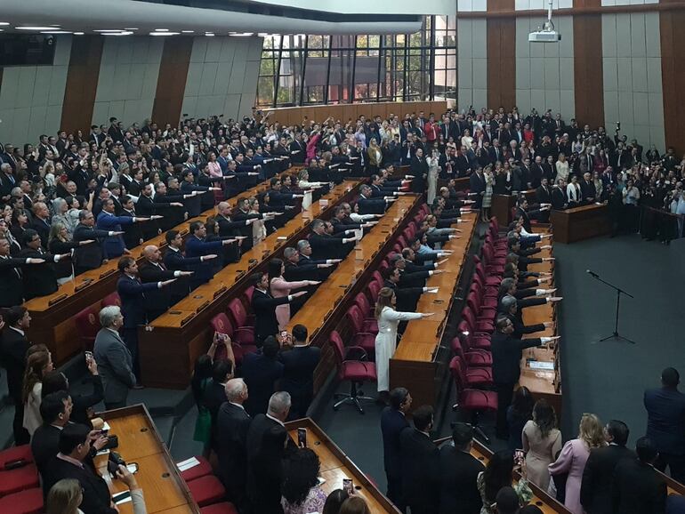 Juraron los diputados para el periodo 2023-2028.