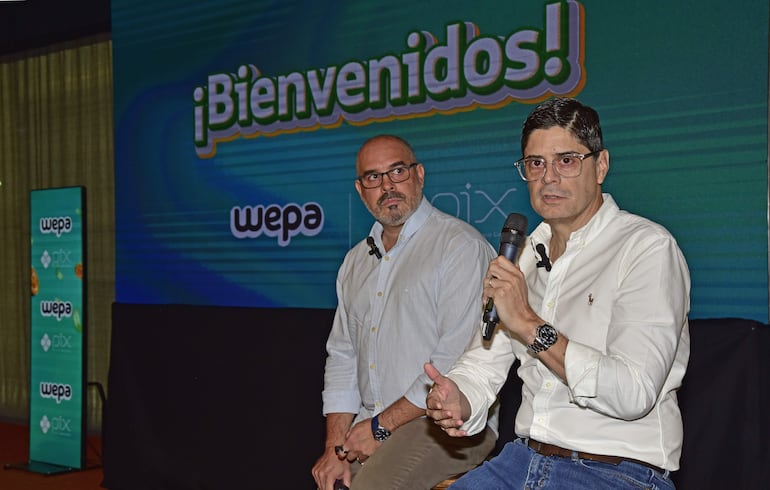 Oscar Urdapilleta, Gerente General de wepa, y Luis Ernesto Angulo, Presidente de wepa.
