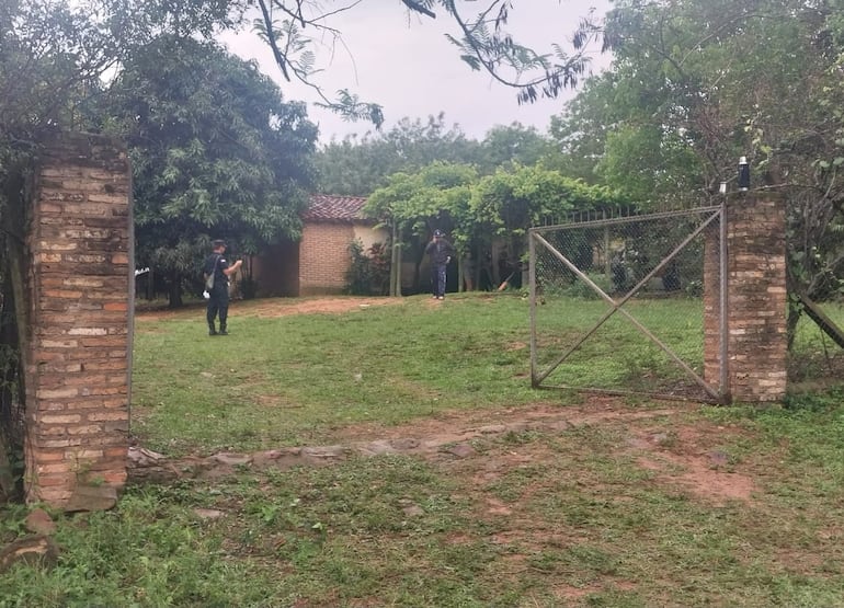 El feminicidio ocurrió en una casaquinta ubicada en la compañia Heriberta Matiauda de San Bernardino.