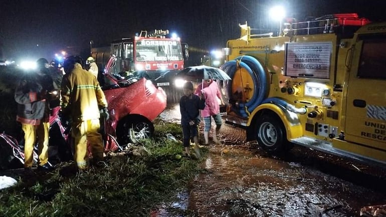 Accidente en Tomás Romero Pereira.